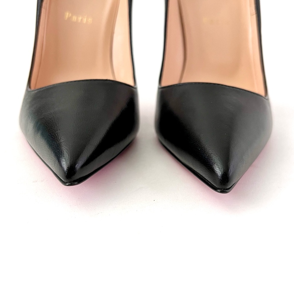 CHRISTIAN LOUBOUTIN | So Kate 120 Black Calf Leather Pumps Stilettos US 9.5 - Picture 5 of 16